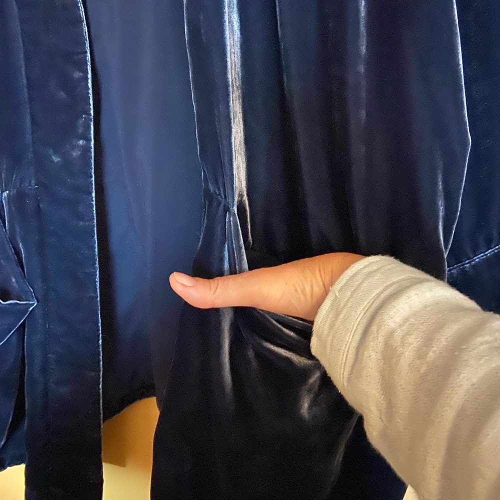 Anthropologie Midnight Blue Kimono - Picture 4 of 8